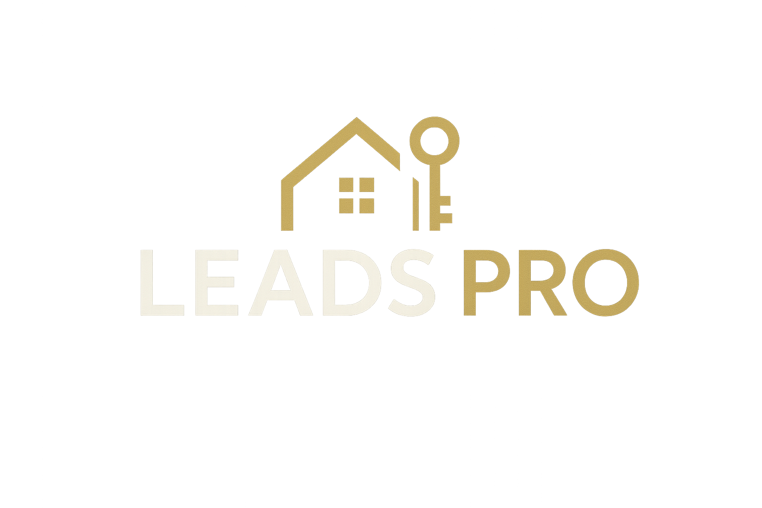 create a logo for real estate leads with the name Leads Pro