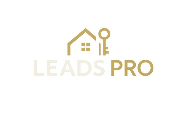 create a logo for real estate leads with the name Leads Pro
